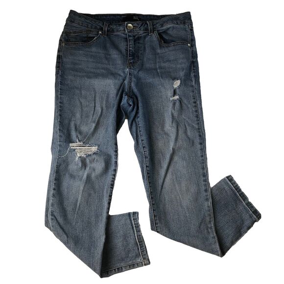 1822 denim jeans Distressed Tapered size 12 - Picture 2 of 15